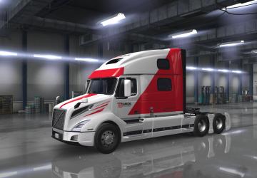 Мод Skin Pack For VOLVO VNL 2019 версия 1.0 для American Truck Simulator (v1.32.x, 1.36.x)