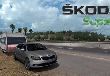 Мод Skoda Superb версия 3.4 для American Truck Simulator (v1.32.x, 1.33.x)