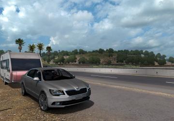 Мод Skoda Superb версия 3.4 для American Truck Simulator (v1.32.x, 1.33.x)