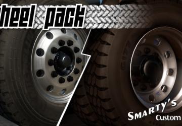 Мод Smarty Wheels Pack версия 1.2.6 от 20.08.18 для American Truck Simulator (v1.6.x, - 1.32.x)