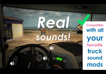 Мод Sound Fixes Pack версия 18.15.2 для American Truck Simulator (v1.32.x)