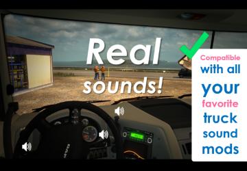Мод Sound Fixes Pack версия 18.15.3 для American Truck Simulator (v1.32.x)