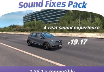 Мод Sound Fixes Pack версия 19.17 для American Truck Simulator (v1.35.x)