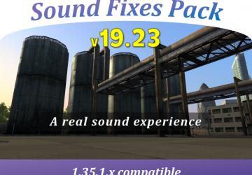 Мод Sound Fixes Pack версия 19.23 для American Truck Simulator (v1.35.x)