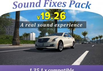 Мод Sound Fixes Pack версия 19.26 для American Truck Simulator (v1.35.x)