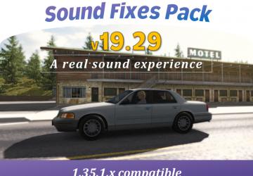 Мод Sound Fixes Pack версия 19.29 для American Truck Simulator (v1.35.x)