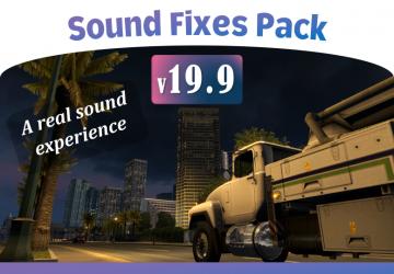 Мод Sound Fixes Pack версия 19.9 для American Truck Simulator (v1.35.x)