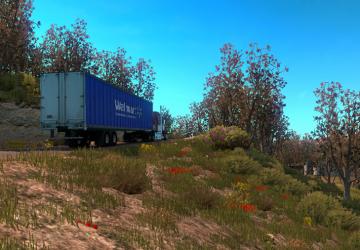 Мод Spring Weather Mod версия 1.0 для American Truck Simulator (v1.1.x, - 1.5.x)