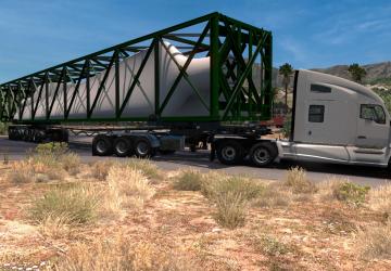 Мод Раздвижной прицеп в собственность версия 1.1 для American Truck Simulator (v1.35.x, 1.36.x)