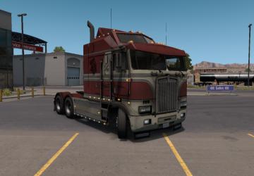 Мод Текстуры и интерьер для Kenworth k100 E версия 1.0 для American Truck Simulator (v1.35.x, - 1.37.x)