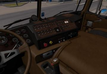 Мод Текстуры и интерьер для Kenworth k100 E версия 1.0 для American Truck Simulator (v1.35.x, - 1.37.x)