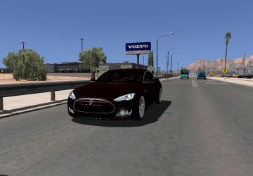 Мод Tesla Model S версия 1.0 для American Truck Simulator (v1.33.x, - 1.36.x)