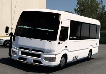Мод Toyota Coaster 2022 версия 1.0 для American Truck Simulator (v1.43.x)