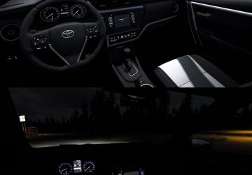 Мод Toyota Corolla 2018 версия 1.0 для American Truck Simulator (v1.44.x)