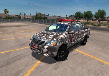 Мод Toyota Hilux 2016 версия 08.12.18 для American Truck Simulator (v1.32.x, - 1.36.x)