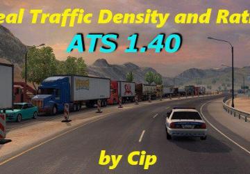 Мод Real Traffic Density версия 1.44a для American Truck Simulator (v1.44.x)