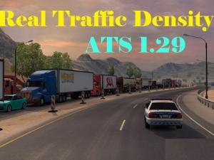 Мод Real Traffic Density версия 1.4 для American Truck Simulator (v1.29.x, 1.30.x)