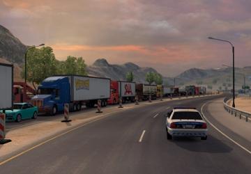 Мод Real Traffic Density версия 1.6 для American Truck Simulator (v1.30.x)