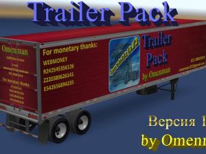 Мод Trailer Pack by Omenman версия 10.0 для American Truck Simulator (v1.6.x, 1.28.x)