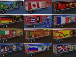 Мод Trailer Pack by Omenman версия 10.0 для American Truck Simulator (v1.6.x, 1.28.x)