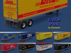 Мод Trailer Pack by Omenman версия 11.6 для American Truck Simulator (v1.28.x, 1.29.x)