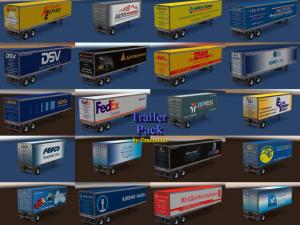 Мод Trailer Pack by Omenman версия 12.0 для American Truck Simulator (v1.28-1.30.x)
