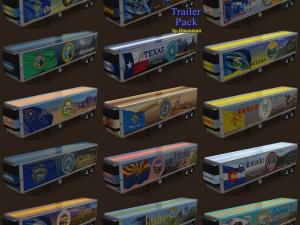 Мод Trailer Pack by Omenman версия 14.1 для American Truck Simulator (v1.28.x, - 1.30.x)