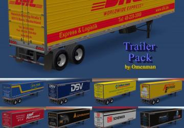 Мод Trailer Pack by Omenman версия 15.0 для American Truck Simulator (v1.28.x, - 1.30.x)