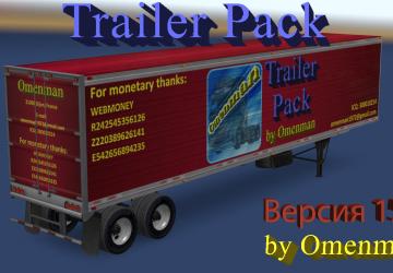 Мод Trailer Pack by Omenman версия 15.0 от 30.03.18 для American Truck Simulator (v1.28.x, - 1.30.x)