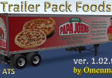 Мод Trailer Pack Foods версия 1.02 для American Truck Simulator (v1.28.x, - 1.31.x)