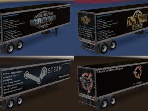 Мод Trailer Pack Games версия 1.0 для American Truck Simulator (v1.28.x)