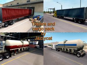 Мод Trailers and Cargo Pack версия 1.8 для American Truck Simulator (v1.28.x, 1.29.x)