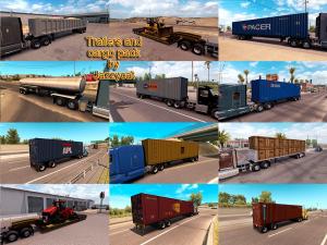 Мод Trailers and Cargo Pack версия 2.0 для American Truck Simulator (v1.28.x, - 1.30.x)