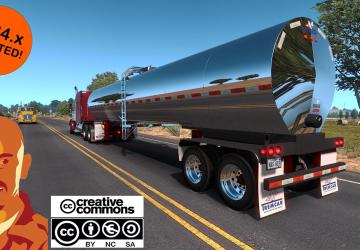 Мод Tremcar Milk Cistern версия 1.3 для American Truck Simulator (v1.32.x, - 1.34.x)