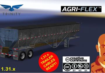Мод Трейлер Trinity Agri Flex версия 03.07.18 для American Truck Simulator (v1.31.x)