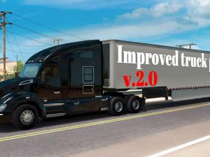 Мод Улучшенная физика грузовика версия 2.0 для American Truck Simulator (v1.6.x, 1.28.x)