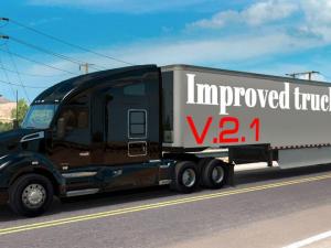 Мод Улучшенная физика грузовика версия 2.1 для American Truck Simulator (v1.29.x, 1.30.x)