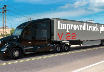 Мод Улучшенная физика грузовика версия 2.2.1 для American Truck Simulator (v1.31.x)