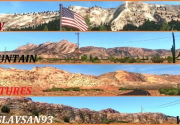 Мод Улучшенные текстуры гор и холмов версия 6.0 для American Truck Simulator (v1.6.x, - 1.31.x)