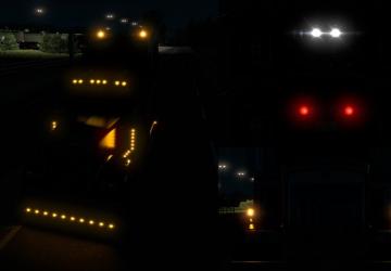 Мод Улучшенный свет фар версия 3.0.1 для American Truck Simulator (v1.35.x)