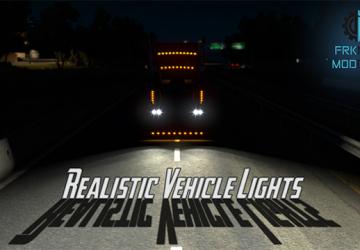 Мод Улучшенный свет всего транспорта версия 3.1 для American Truck Simulator (v1.32.x)