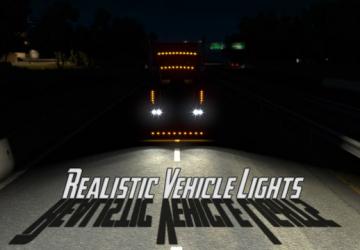 Мод Улучшенный свет всего транспорта версия 4.2 для American Truck Simulator (v1.35.x)