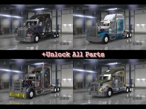 Мод Unlock All Parts версия 1.0 для American Truck Simulator (v1.29.x, - 1.32.x)