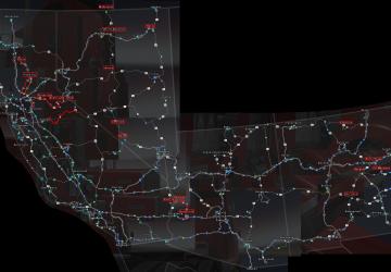 Карту US Expansion (C2C Compatible) версия 2.2.1 для American Truck Simulator (v1.30.x)