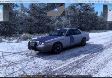 Мод US State Police Pack версия 1.0 для American Truck Simulator (v1.43.x)