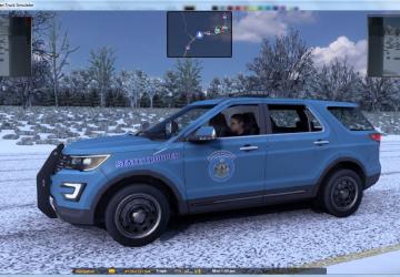 Мод US State Police Pack версия 1.0 для American Truck Simulator (v1.43.x)