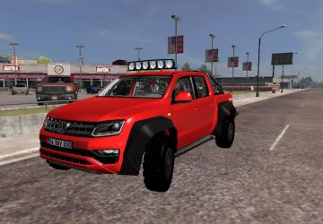 Мод Volkswagen Amarok V6 версия 1.0 для American Truck Simulator (v1.31.x, 1.32.x)