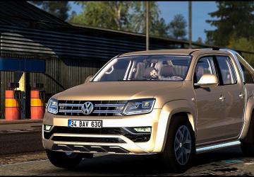 Мод Volkswagen Amarok V6 версия 2.4 для American Truck Simulator (v1.48.x)