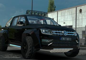 Мод Volkswagen Amarok V6 версия 2.4 для American Truck Simulator (v1.48.x)