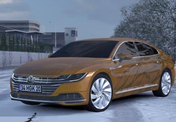Мод Volkswagen Arteon & Passat версия 2.4 для American Truck Simulator (v1.57.x)